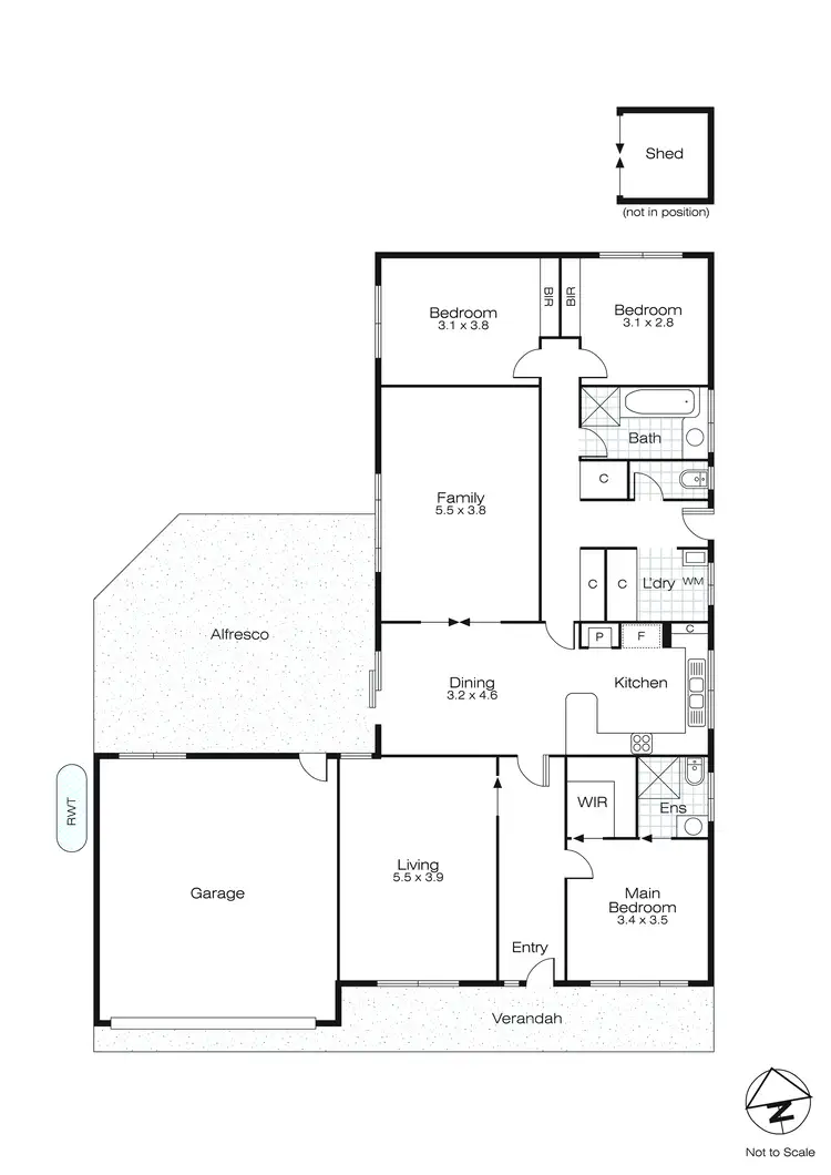 Floorplan of Homely house listing, 33 Elaine Avenue, Alfredton VIC 3350