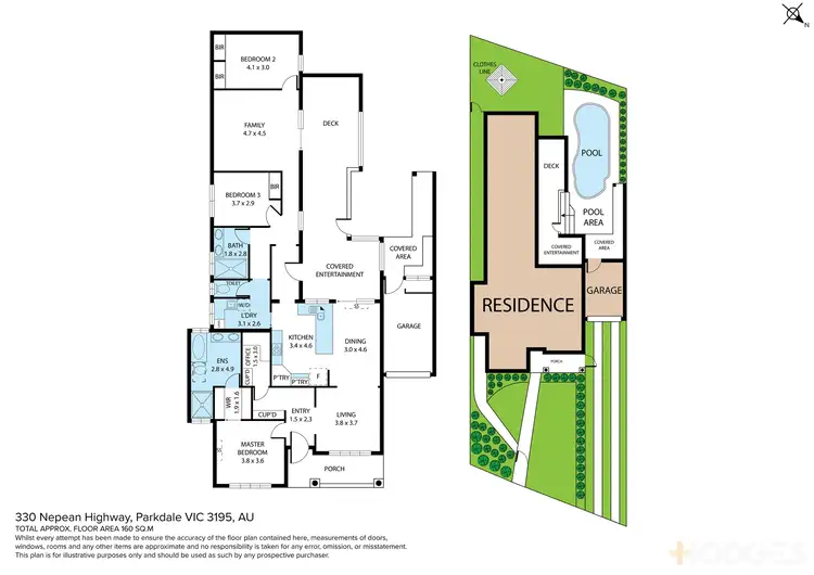 Floorplan of Homely house listing, 330 Nepean Highway, Parkdale VIC 3195