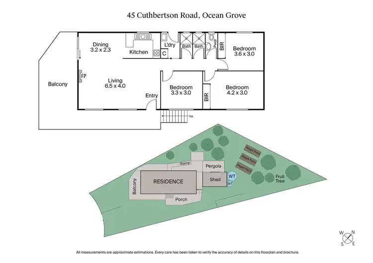 Floorplan of Homely house listing, 45 Cuthbertson Drive, Ocean Grove VIC 3226