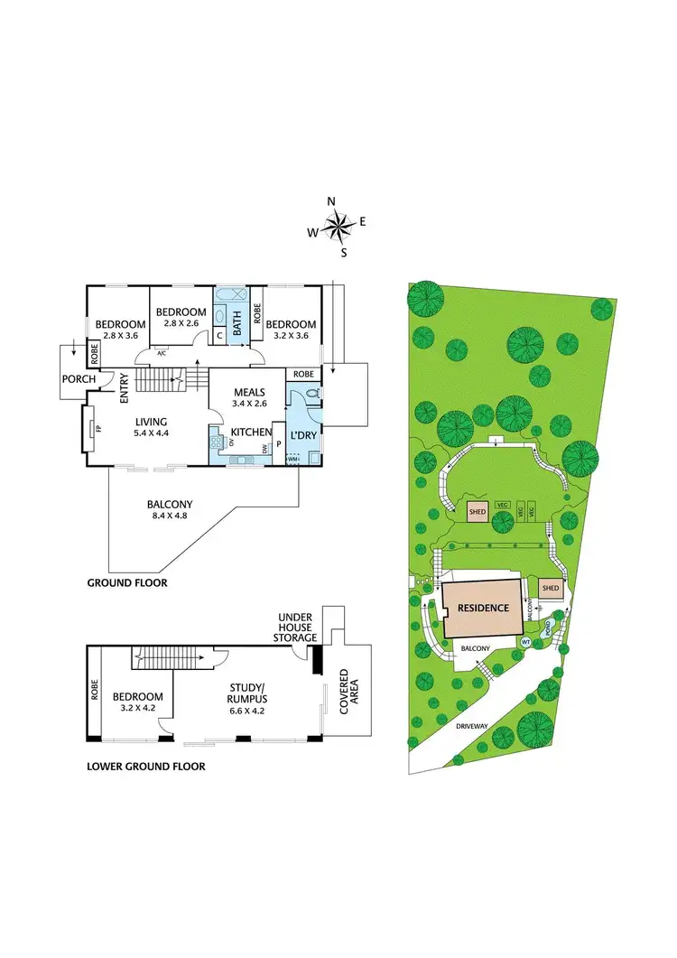 Floorplan of Homely house listing, 42 Dingley Dell Road, North Warrandyte VIC 3113
