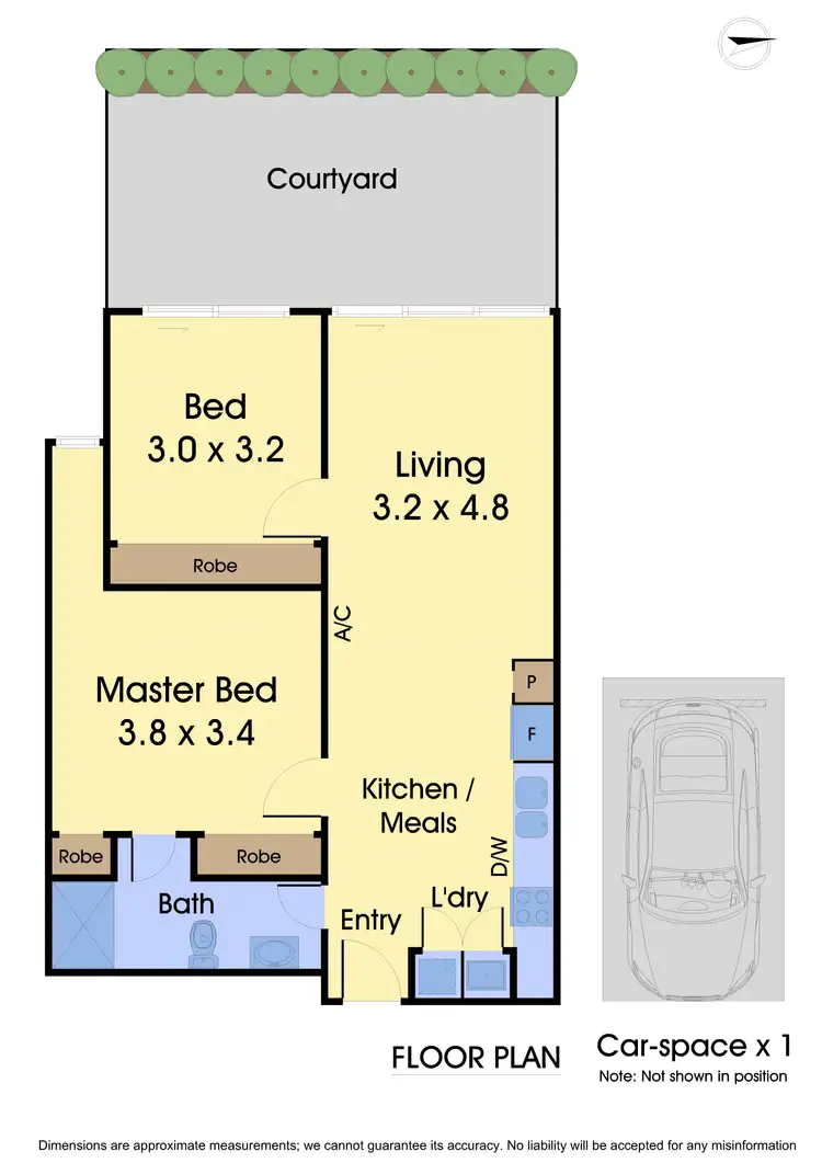 Floorplan of Homely apartment listing, LG5/83 Tram Road, Doncaster VIC 3108