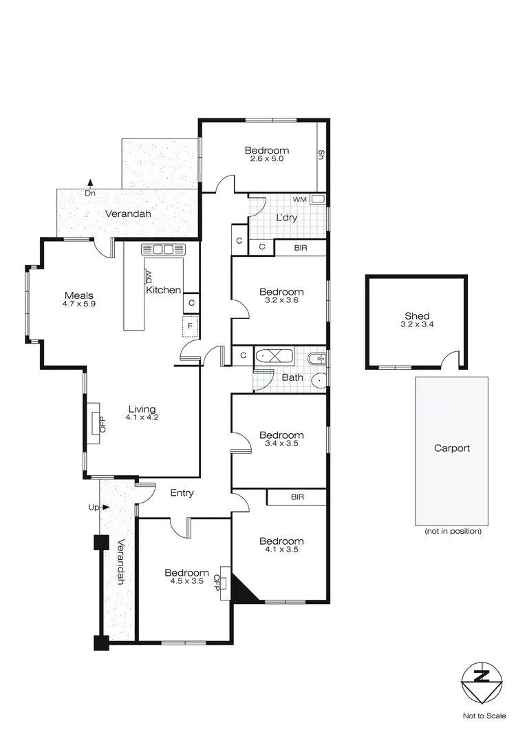 Floorplan of Homely house listing, 1317 Gregory Street, Lake Wendouree VIC 3350