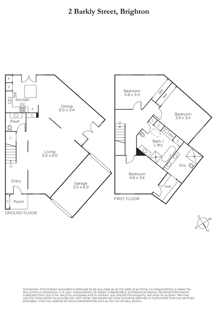 Floorplan of Homely house listing, 2 Barkly Street, Brighton VIC 3186