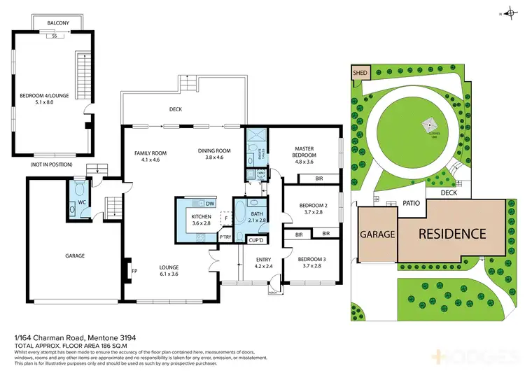 Floorplan of Homely house listing, 1/164 Charman Road, Mentone VIC 3194