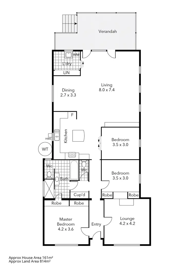 Floorplan of Homely house listing, 504 Barkly Street, Golden Point VIC 3350
