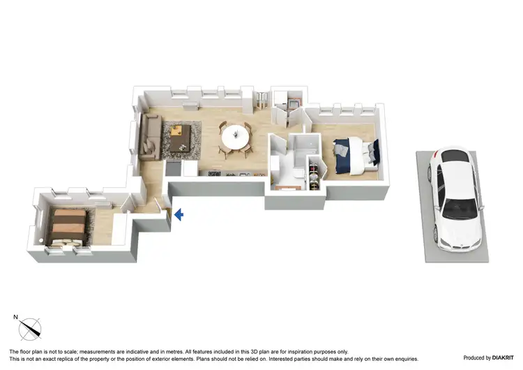 Floorplan of Homely apartment listing, 1001/340 Russell Street, Melbourne VIC 3000