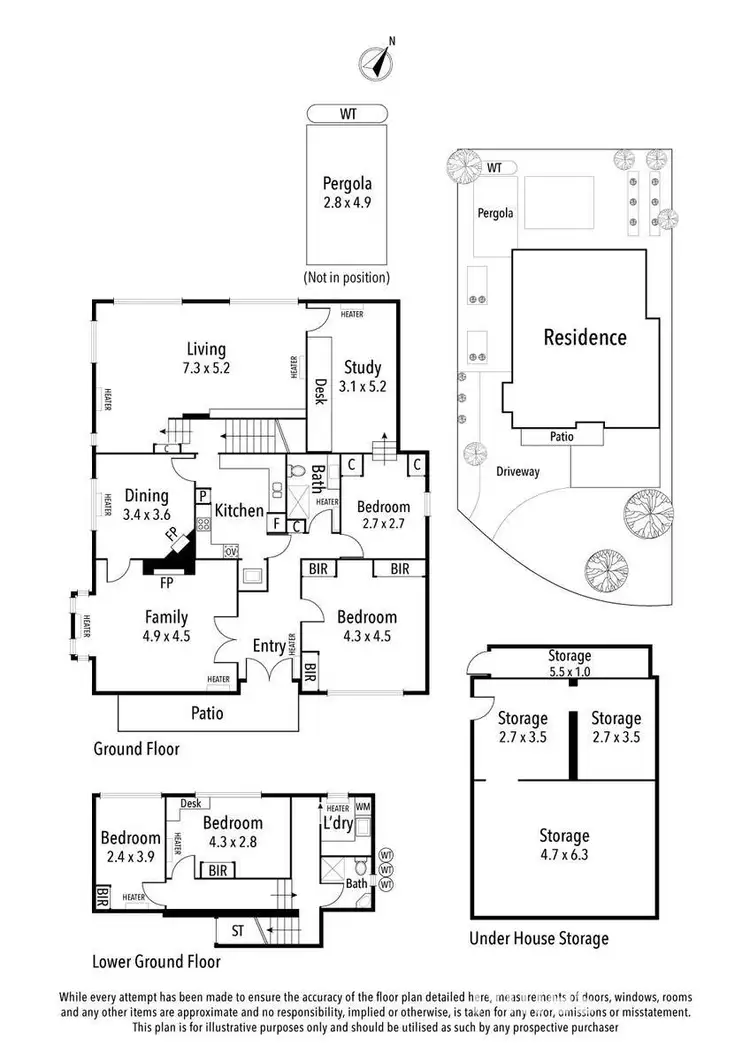 Floorplan of Homely house listing, 80 Maltravers Road, Eaglemont VIC 3084
