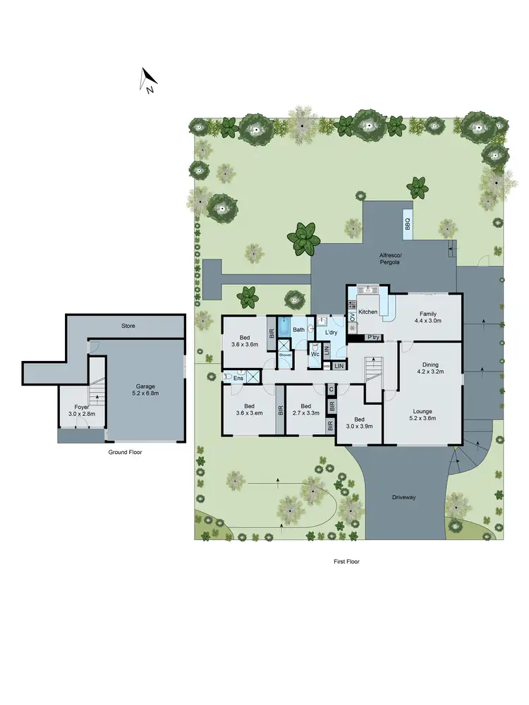 Floorplan of Homely house listing, 3 Armstrong Street, Mount Waverley VIC 3149