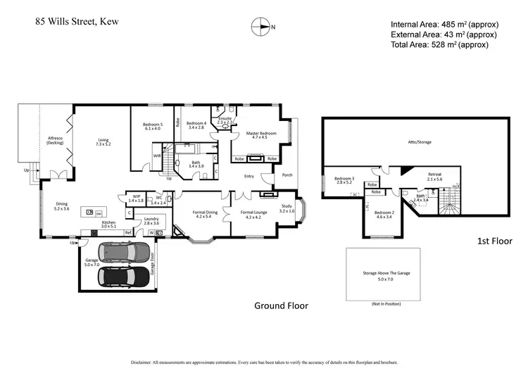 Floorplan of Homely house listing, 85 Wills Street, Kew VIC 3101