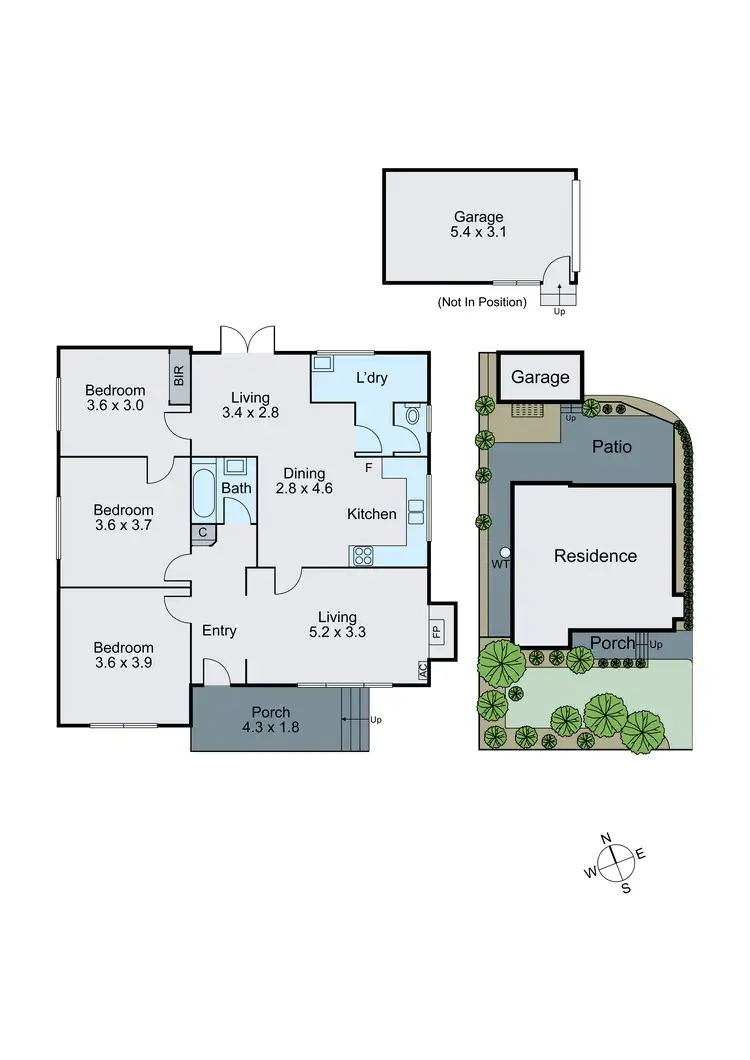 Floorplan of Homely unit listing, 1/19 Hillcrest Avenue, Chadstone VIC 3148