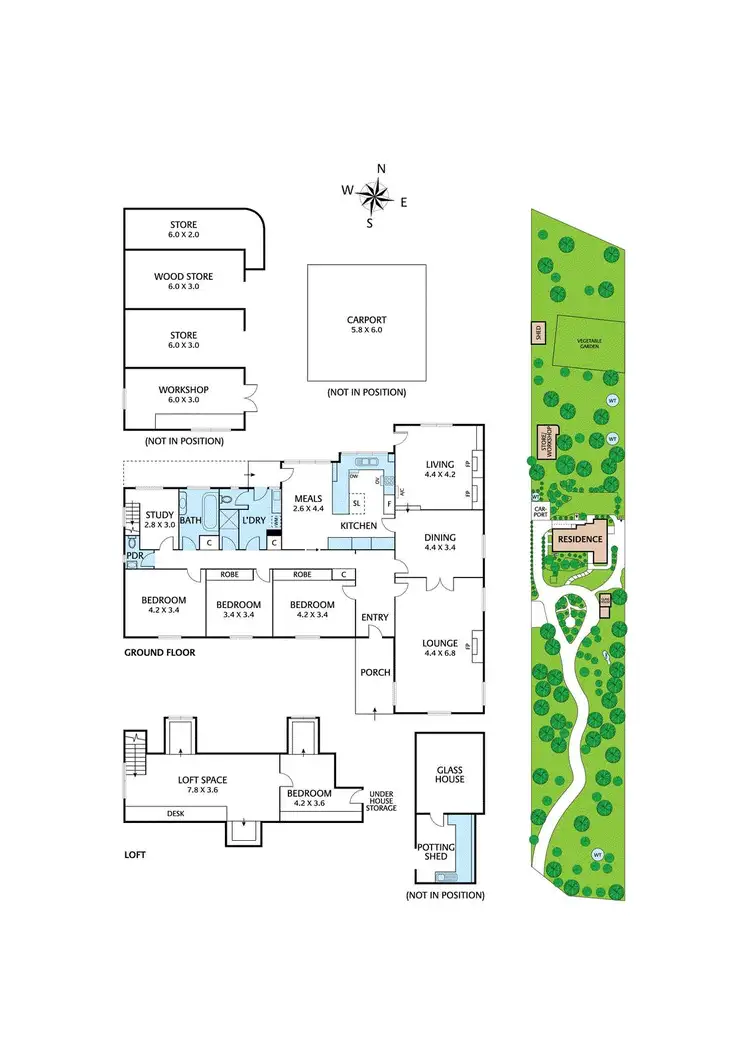 Floorplan of Homely house listing, 98 Bradleys Lane, North Warrandyte VIC 3113