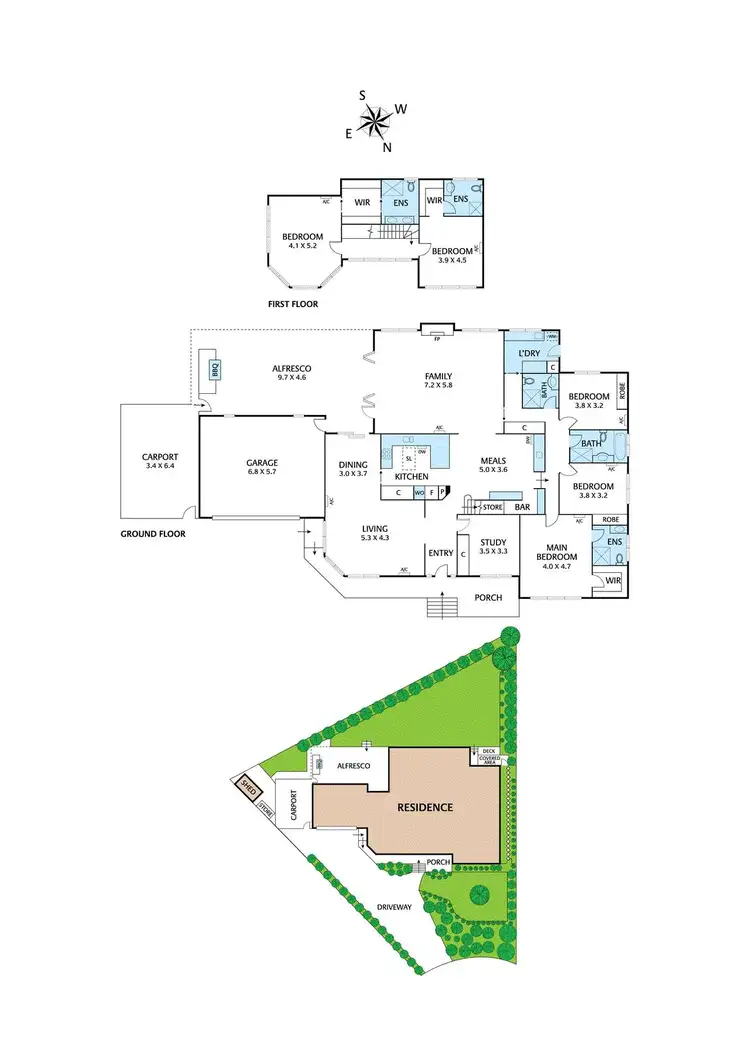Floorplan of Homely house listing, 3a Michael Court, Eltham North VIC 3095