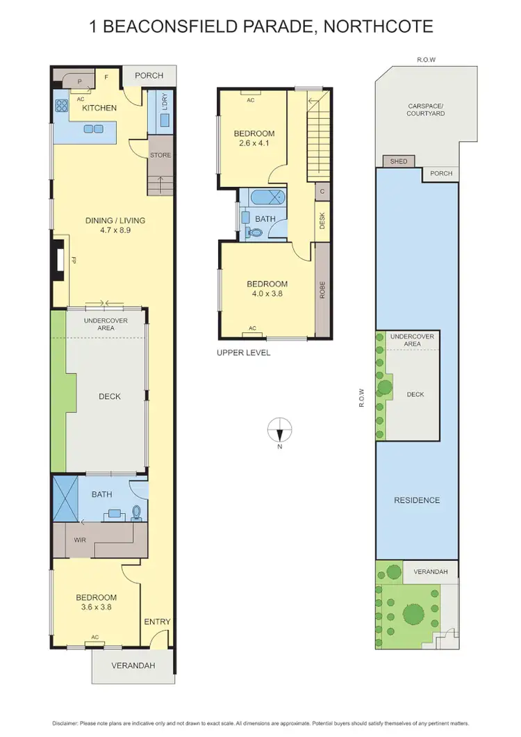 Floorplan of Homely house listing, 1 Beaconsfield Parade, Northcote VIC 3070