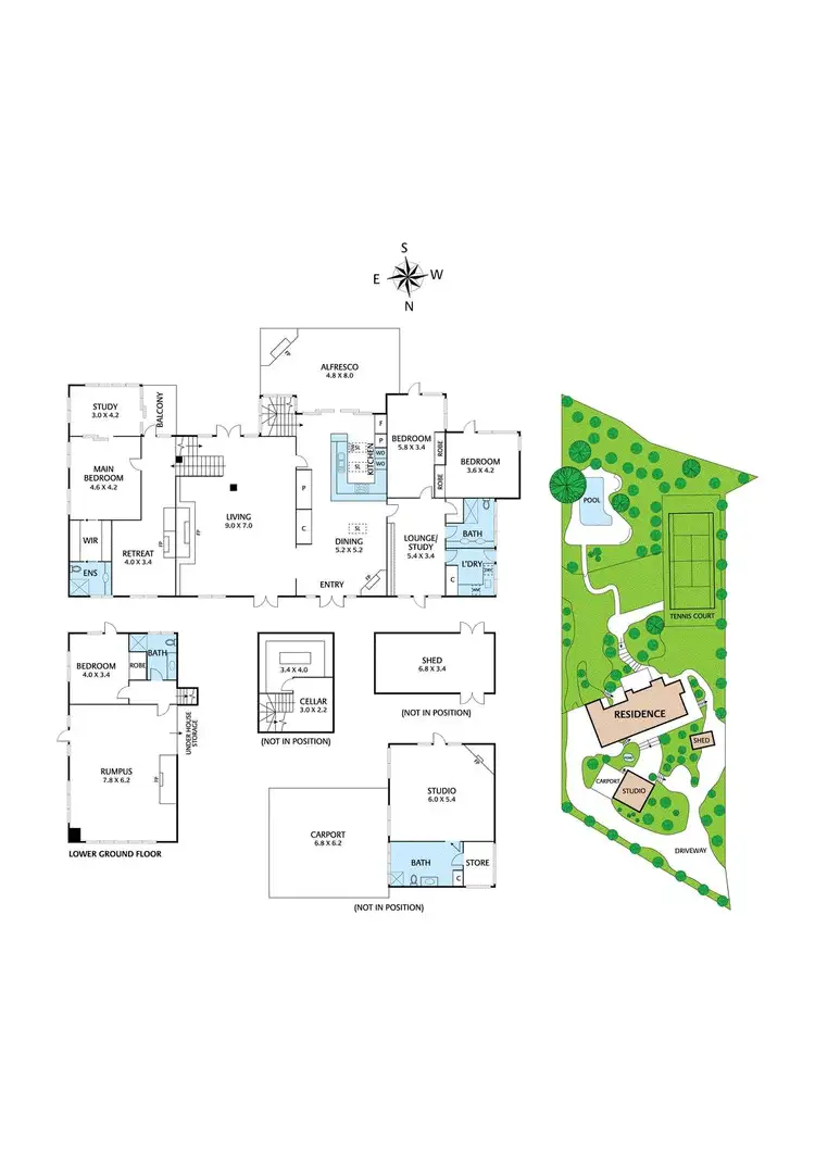 Floorplan of Homely house listing, 6 Kapili Way, Eltham VIC 3095