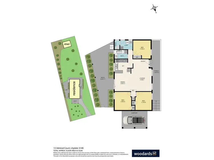 Floorplan of Homely house listing, 13 Admiral Court, Lilydale VIC 3140