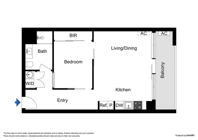 Floorplan of Homely apartment listing, 2804/8 Downie Street, Melbourne VIC 3000