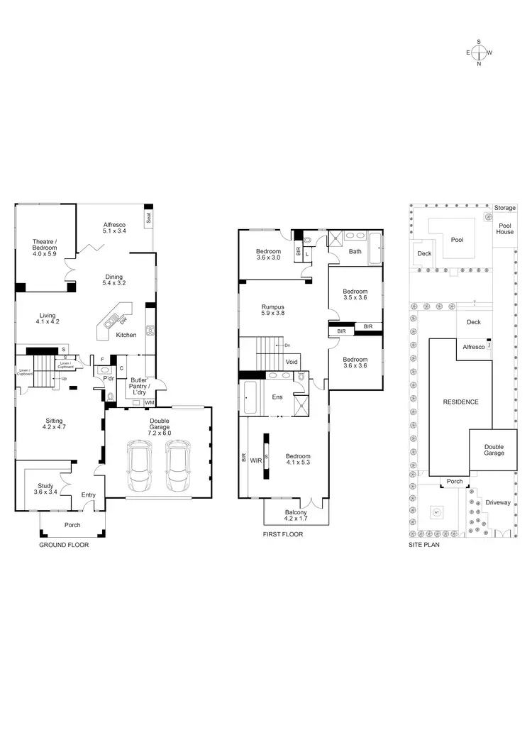 Floorplan of Homely house listing, 12 Paschal Street, Bentleigh VIC 3204