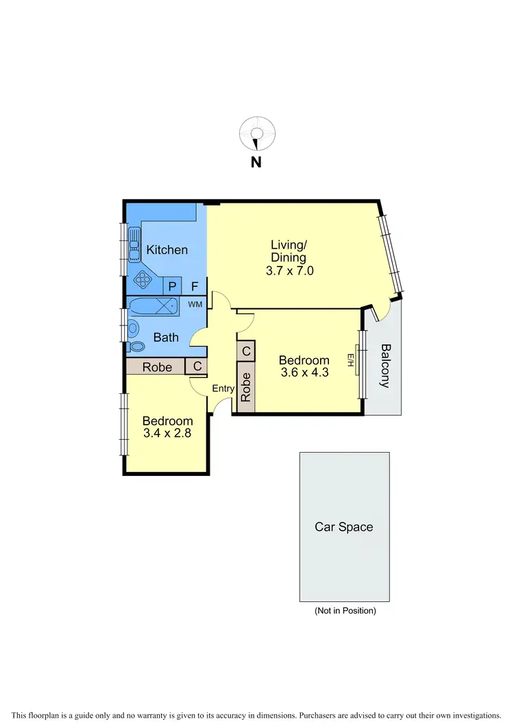 Floorplan of Homely apartment listing, 2/11 Seymour Grove, Camberwell VIC 3124