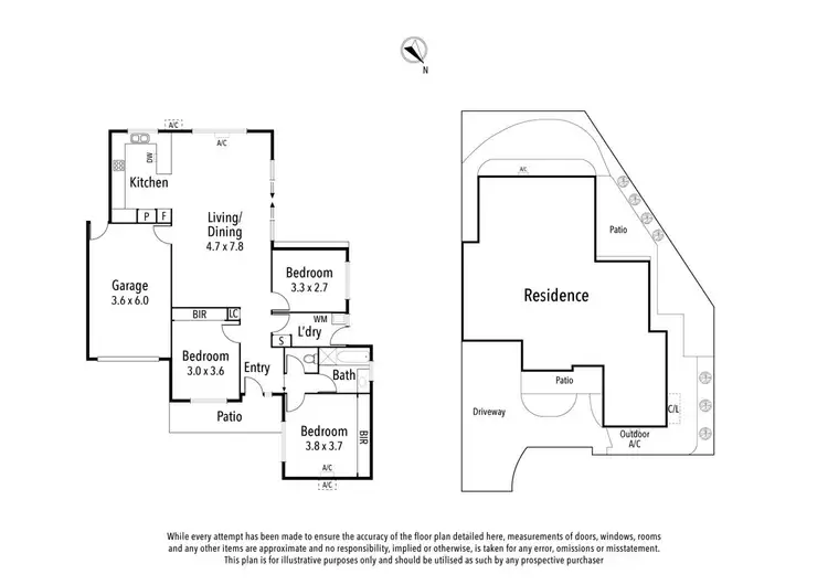 Floorplan of Homely unit listing, 2/43 McEwan Road, Heidelberg Heights VIC 3081