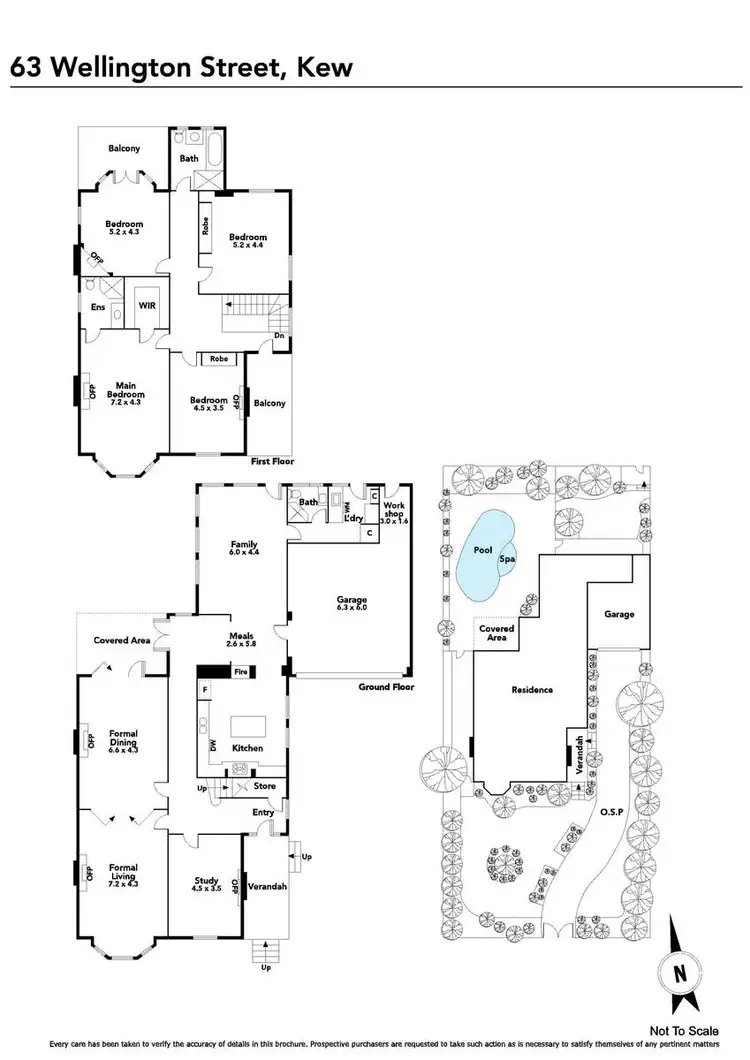 Floorplan of Homely house listing, 63 Wellington Street, Kew VIC 3101