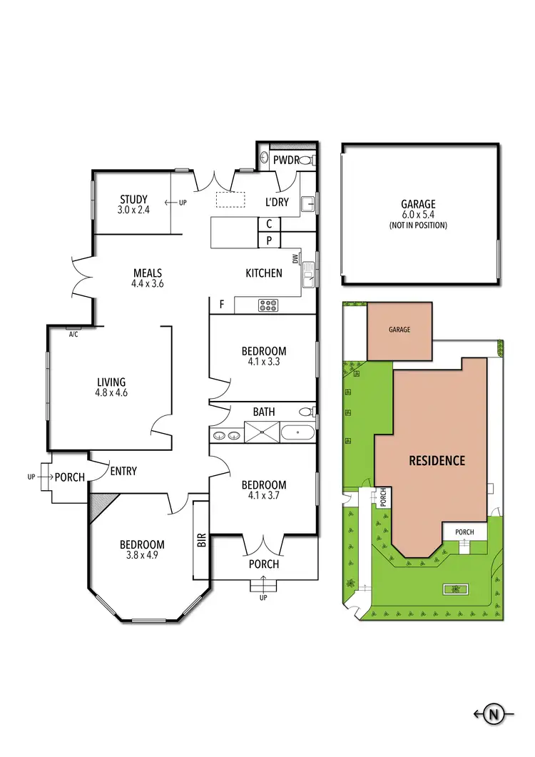 Floorplan of Homely house listing, 29 Robb Street, Essendon VIC 3040