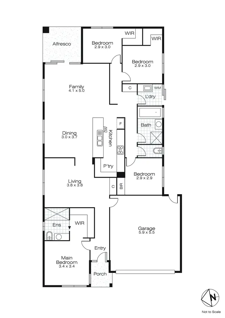 Floorplan of Homely house listing, 11 Longford Road, Alfredton VIC 3350