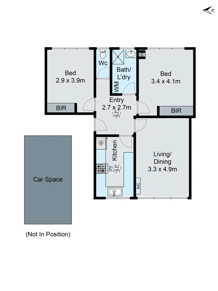 Floorplan of Homely apartment listing, 10/207-209 Centre Road, Bentleigh VIC 3204