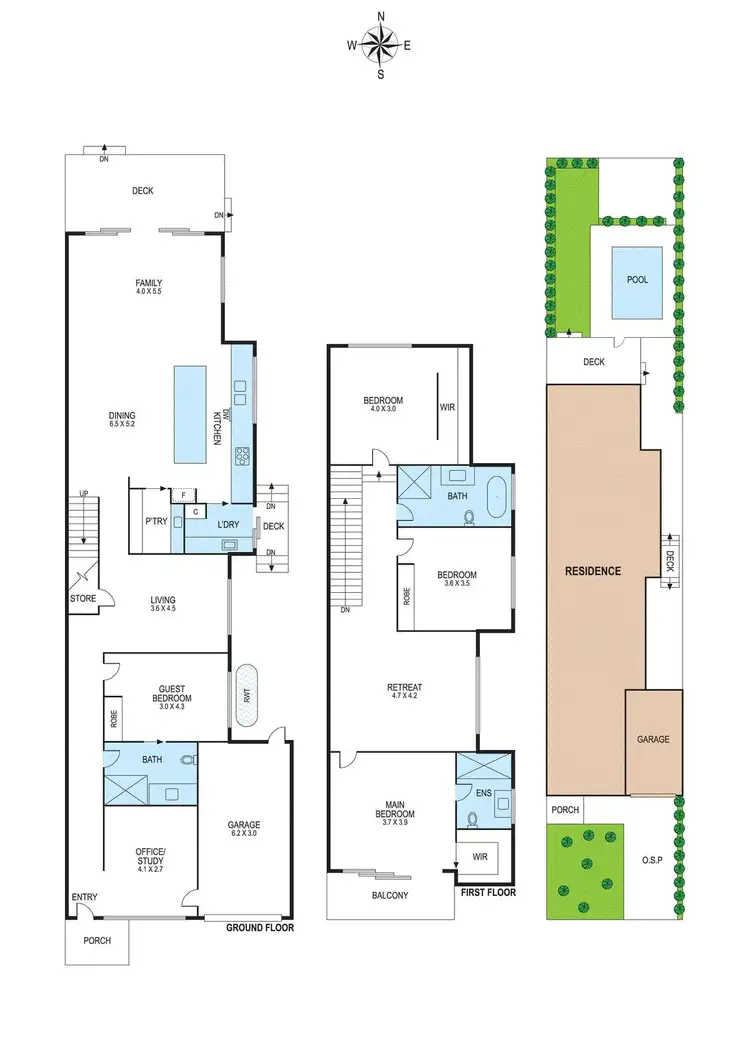 Floorplan of Homely townhouse listing, 11b Woff Street, Beaumaris VIC 3193