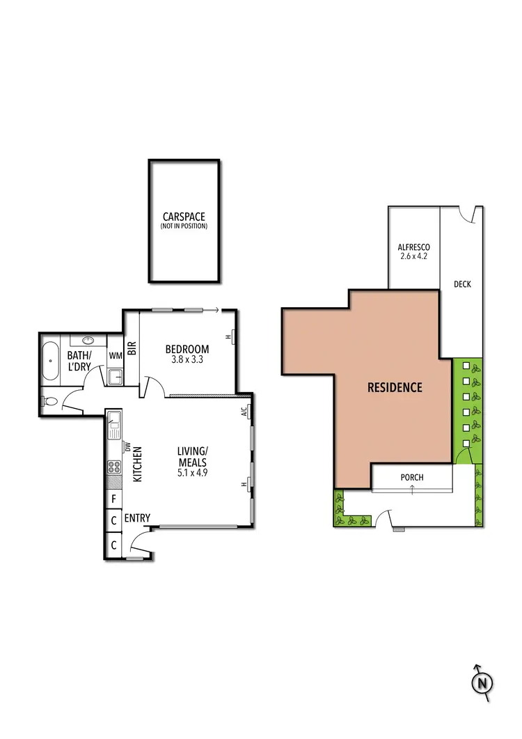 Floorplan of Homely apartment listing, 30/86 Queens Parade, Fitzroy North VIC 3068