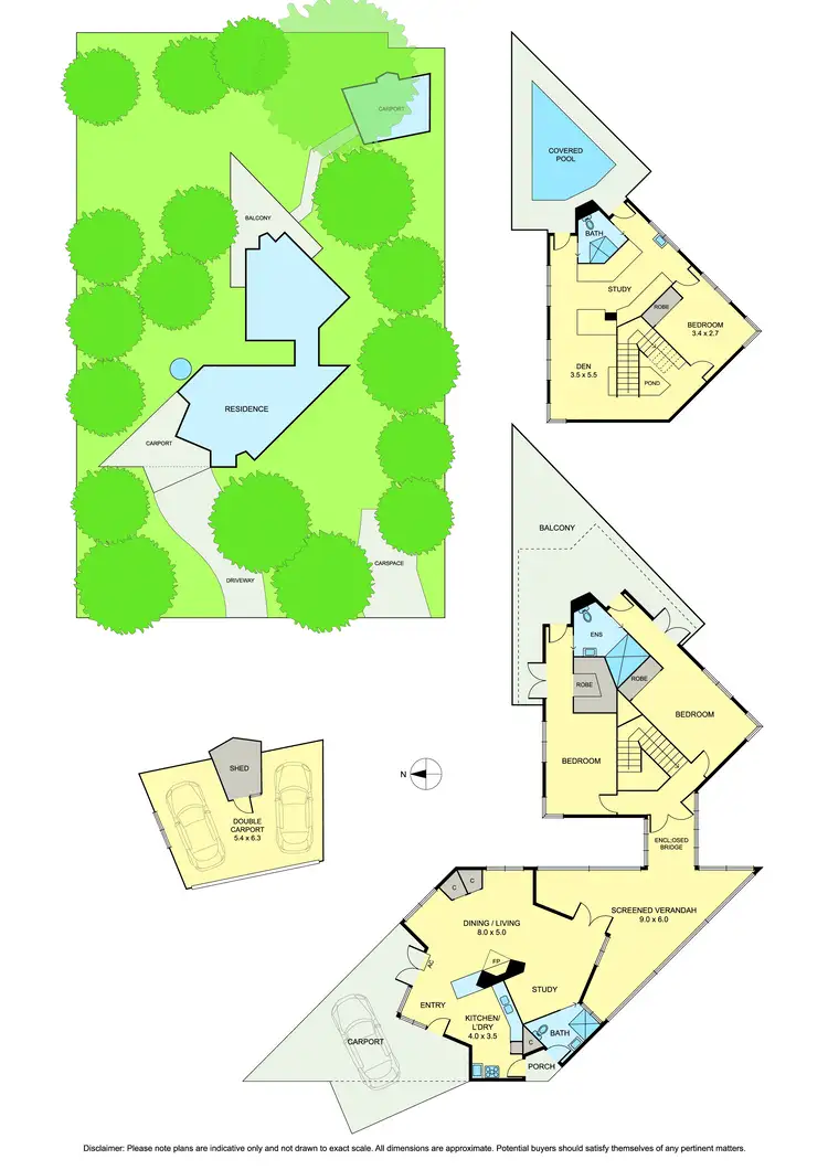Floorplan of Homely house listing, 6 The Outlook, Heathmont VIC 3135
