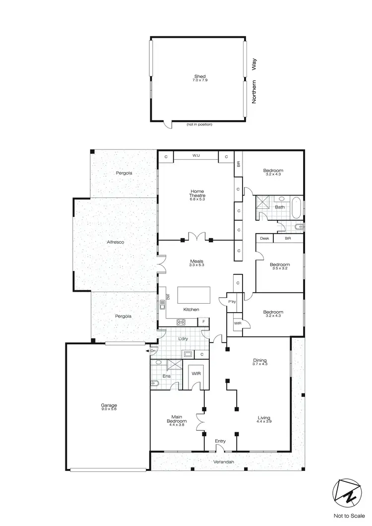 Floorplan of Homely house listing, 24 Belltower Avenue, Alfredton VIC 3350