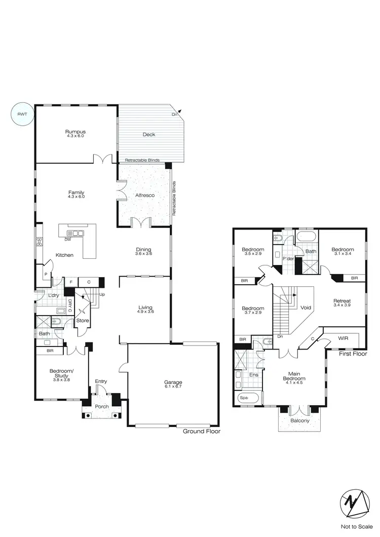 Floorplan of Homely house listing, 19 Jonathan Court, Brown Hill VIC 3350