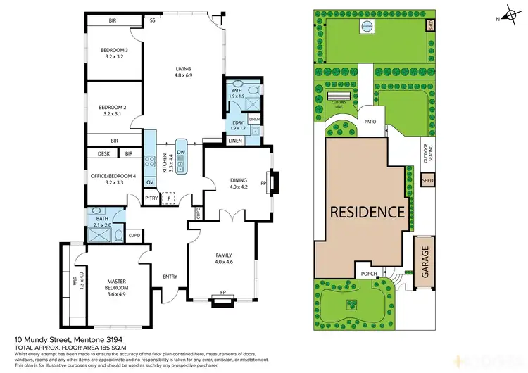 Floorplan of Homely house listing, 10 Mundy Street, Mentone VIC 3194