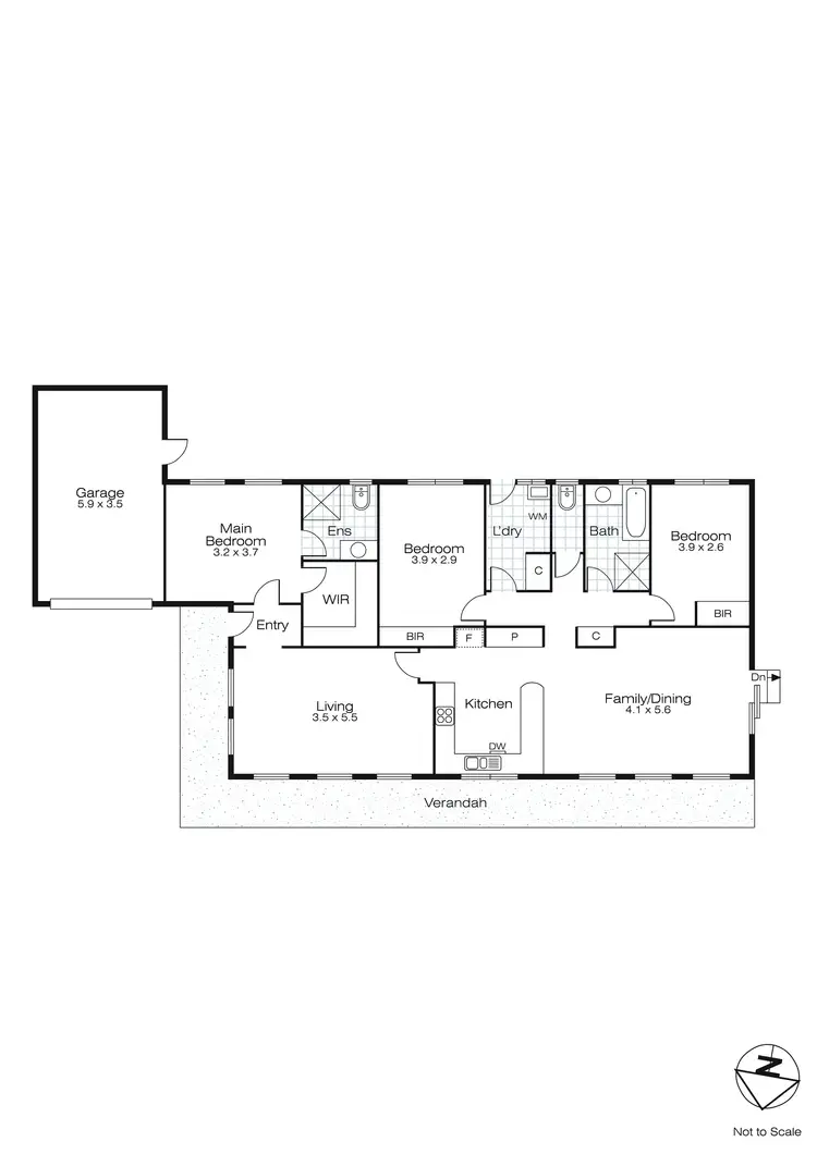 Floorplan of Homely house listing, 6/912 Geelong Road, Canadian VIC 3350