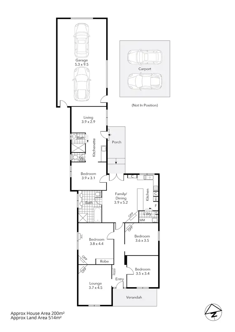 Floorplan of Homely house listing, 912 Eyre Street, Ballarat Central VIC 3350