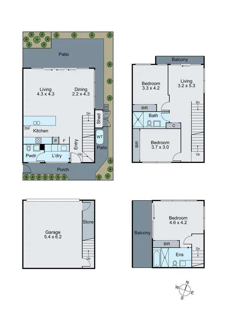 Floorplan of Homely townhouse listing, 8/1691 Malvern Road, Glen Iris VIC 3146