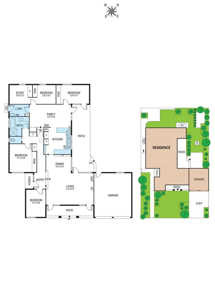 Floorplan of Homely house listing, 21 Monckton Road, Bundoora VIC 3083
