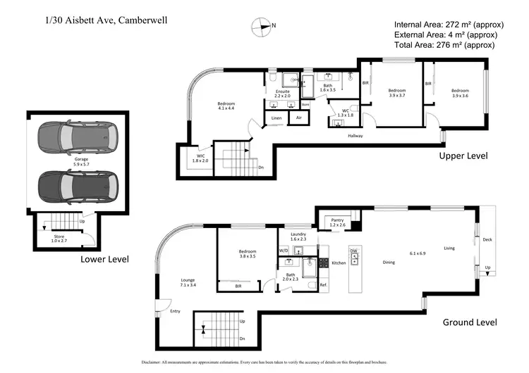 Floorplan of Homely house listing, 1/30 Aisbett Avenue, Camberwell VIC 3124