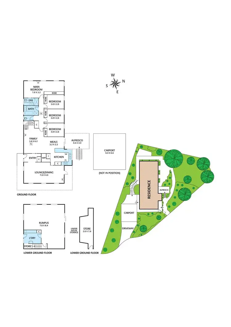 Floorplan of Homely house listing, 8 Scarlet Ash Court, Eltham VIC 3095