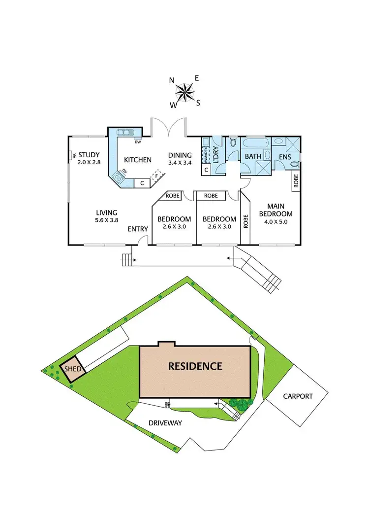 Floorplan of Homely house listing, 2/5 Sackville Street, Montmorency VIC 3094