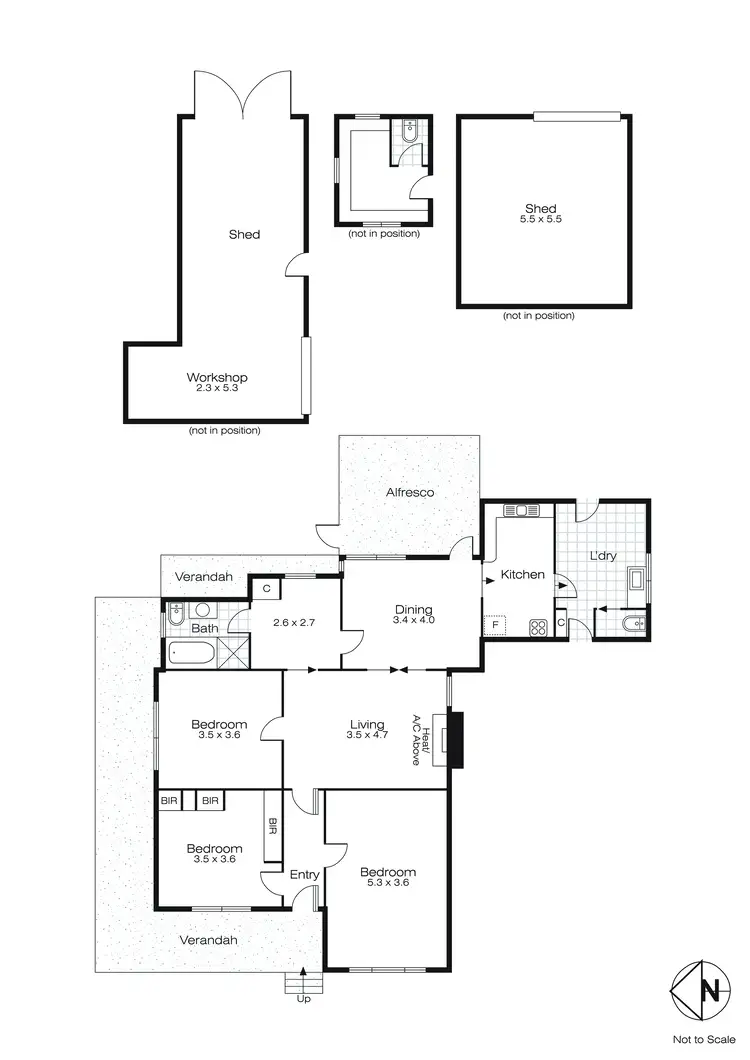 Floorplan of Homely house listing, 44 Moore Street, Creswick VIC 3363