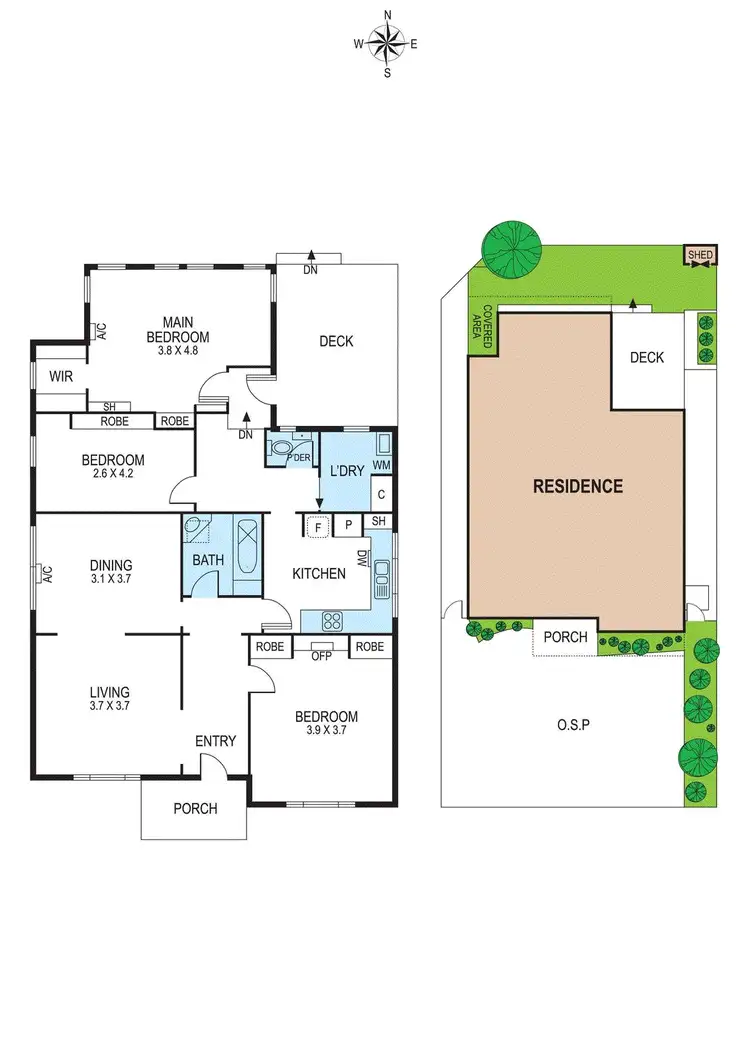 Floorplan of Homely house listing, 1/531 South Road, Bentleigh VIC 3204