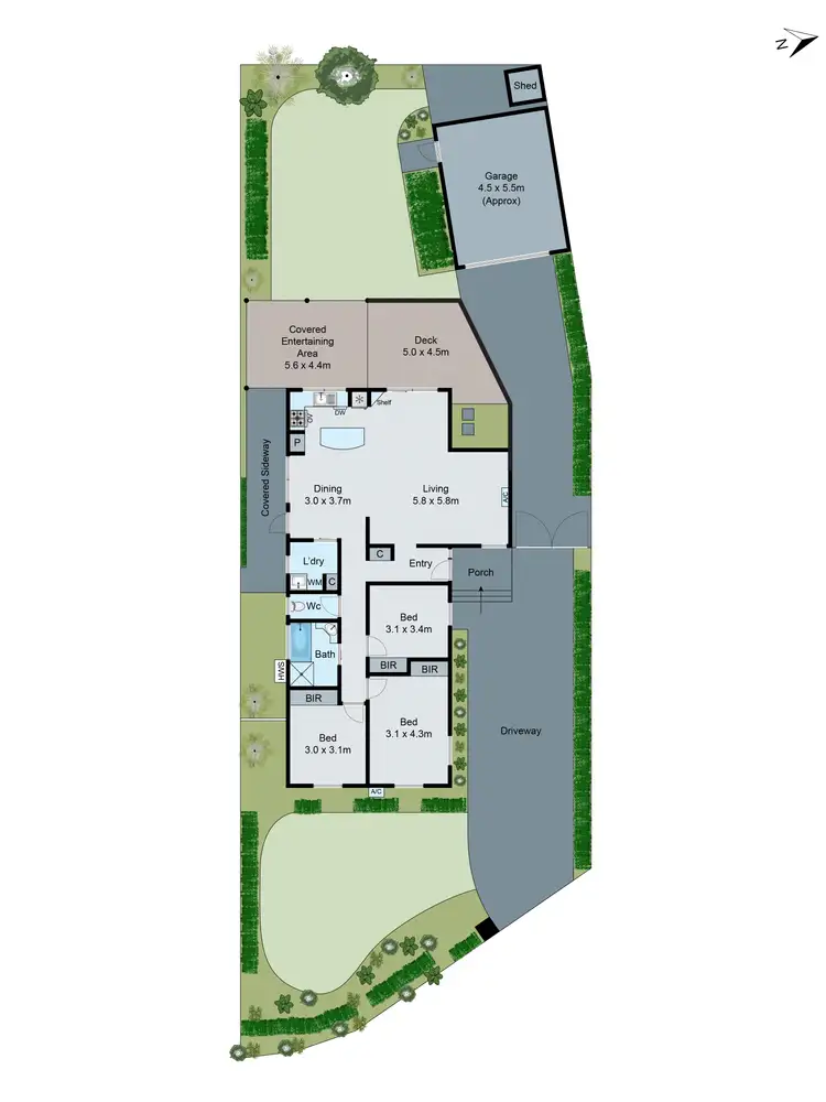 Floorplan of Homely house listing, 8 Travers Crescent, Burwood East VIC 3151