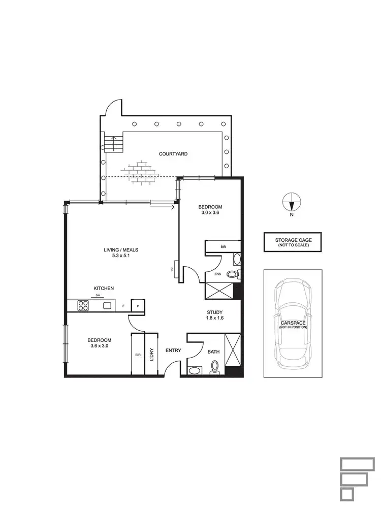 Floorplan of Homely apartment listing, 3/56 Kambrook Road, Caulfield North VIC 3161