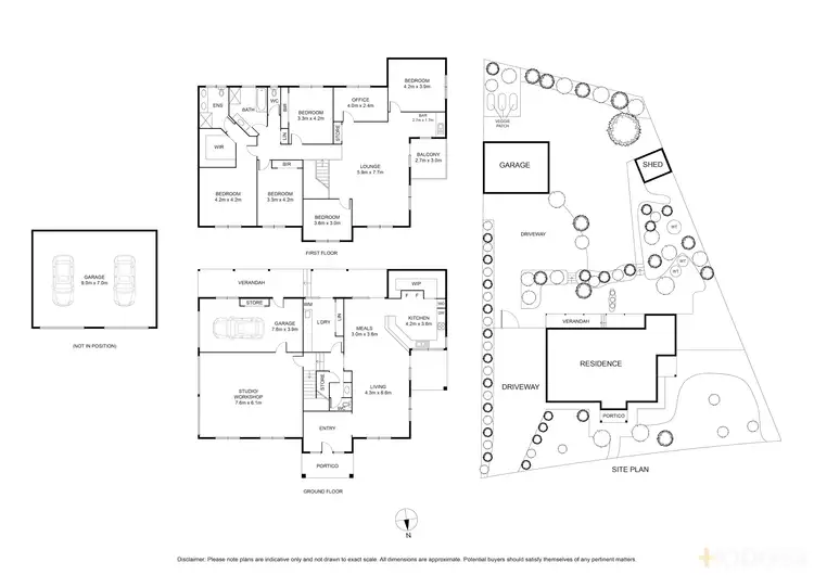 Floorplan of Homely house listing, 48-50 Highland Way, Leopold VIC 3224