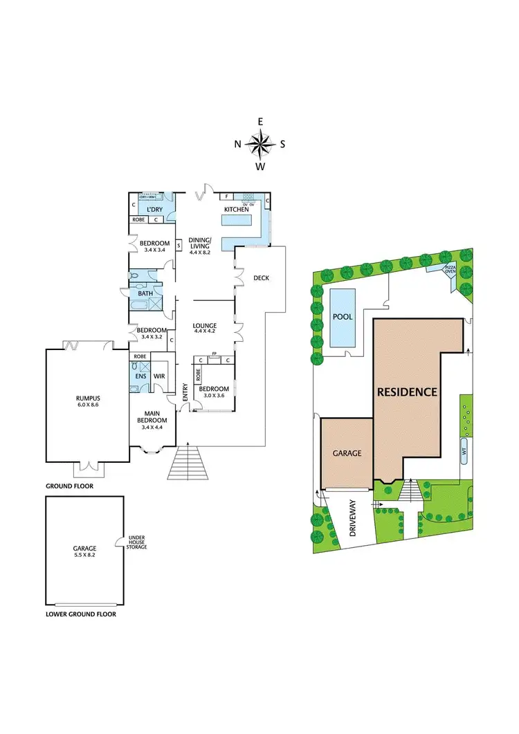 Floorplan of Homely house listing, 25 Dering Street, Diamond Creek VIC 3089
