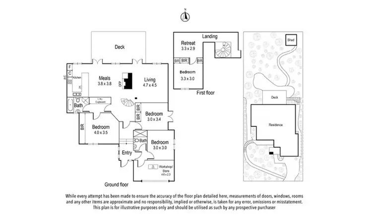 Floorplan of Homely house listing, 38 Devon Street, Eaglemont VIC 3084