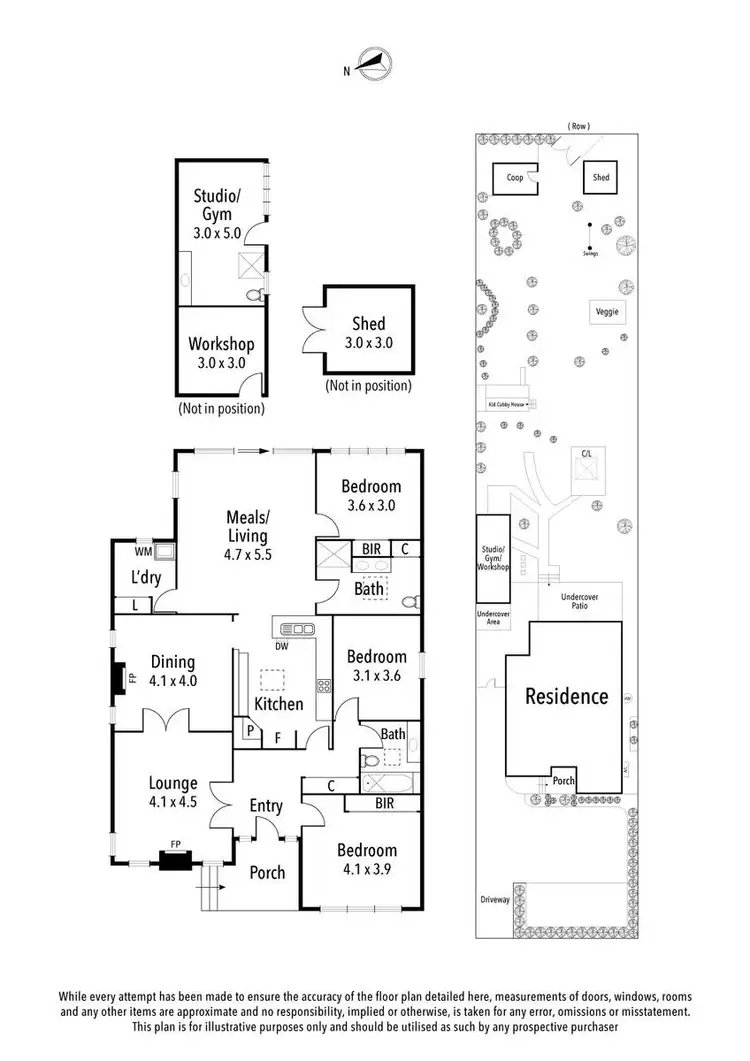 Floorplan of Homely house listing, 35 Silverdale Road, Eaglemont VIC 3084