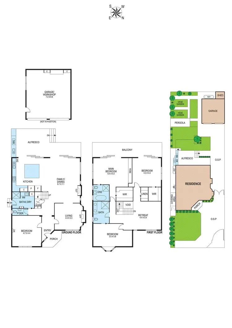 Floorplan of Homely house listing, 164 Como Parade West, Parkdale VIC 3195