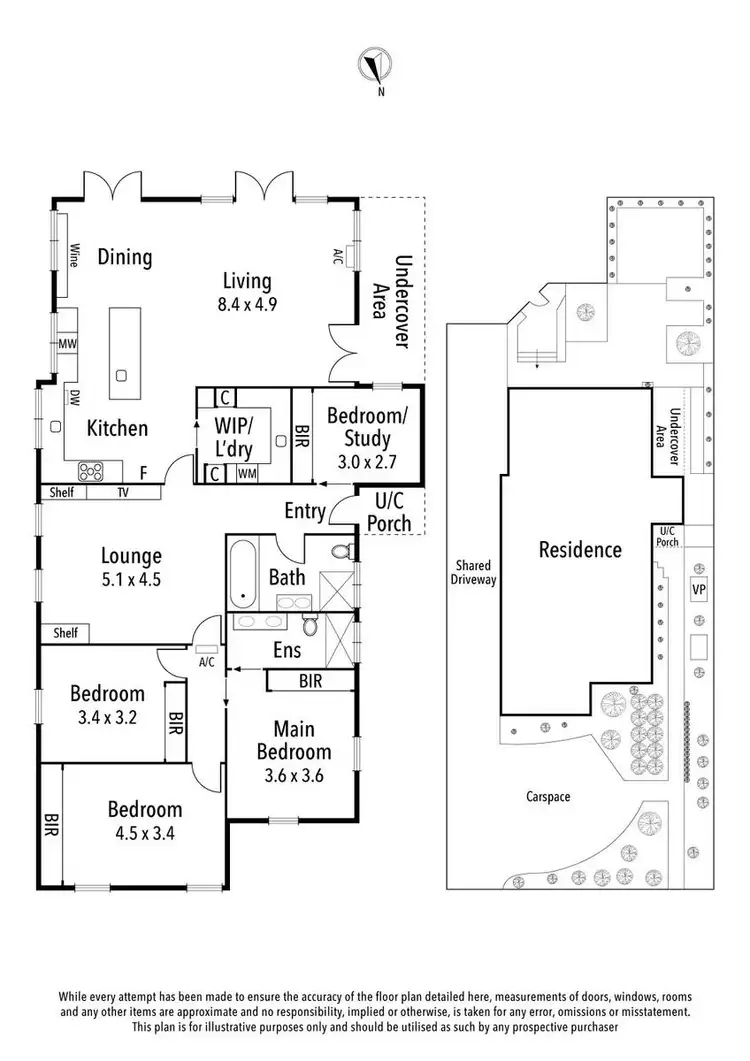 Floorplan of Homely house listing, 1/16 Avoca Street, Heidelberg VIC 3084